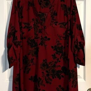 Torrid Floral Blouse size 2